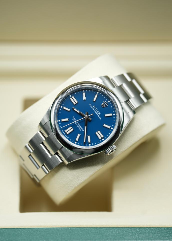 Montre homme prestige cadran bleu ENZO Accessories