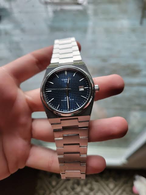 Montre Homme Contemporaine – Cadran Bleu Texturé ⭐ - enzoaccessories
