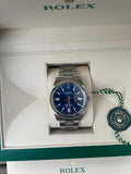 Montre Homme Élégance Intemporelle – Bleu Royal - enzoaccessories