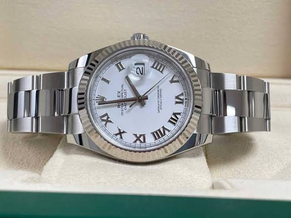 Montre Homme Luxe en Acier Inoxydable – Cadran Blanc - enzoaccessories