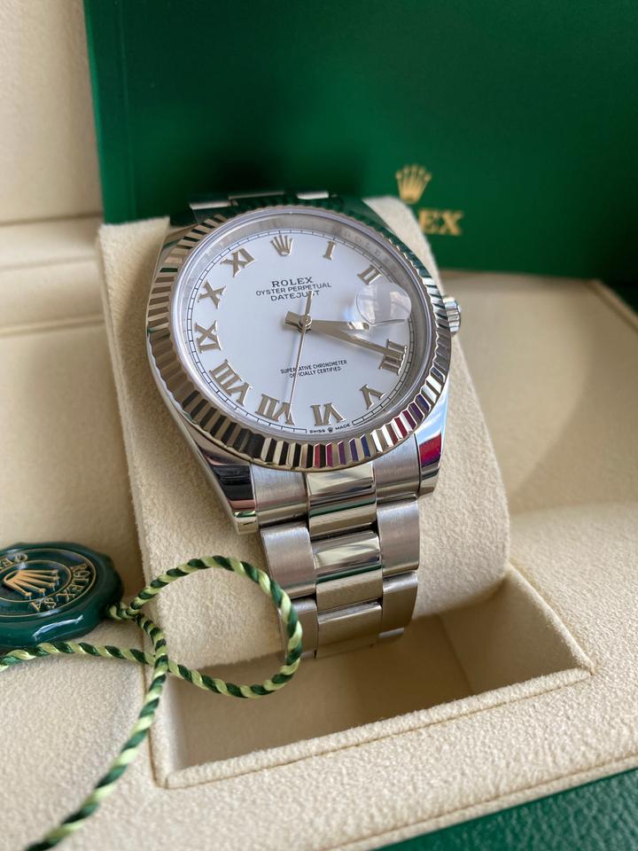 Montre Homme Luxe en Acier Inoxydable – Cadran Blanc - enzoaccessories